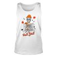 Skeleton It’S Fall Y’All Thanksgiving Funny Autumn Halloween Unisex Tank Top