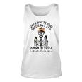 Skeleton When You’Re Dead Inside But It’S Pumpkin Spice Season Skeleton Fall Pumpkin Spice SeasonUnisex Tank Top