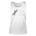 Surfing Funny Quote Ride The Wave Surfer Ocean Lover Unisex Tank Top