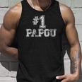 1 Papou Number One Sports Fathers Day Gift Unisex Tank Top Gifts for Him