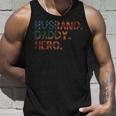 4Th Of July Fathers Day Usa Dad Gift - Husband Daddy Hero Unisex Tank Top Gifts for Him