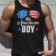 All American Boy Us Flag Sunglasses For Matching 4Th Of July Tank Top Gifts for Him