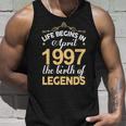 April 1997 Birthday Life Begins In April 1997 V2 Unisex Tank Top Gifts for Him