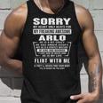 Arlo Name Gift Sorry My Heart Only Beats For Arlo Unisex Tank Top Gifts for Him