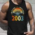 Awesome Since April 2003 Vintage 19Th Birthday Unisex Tank Top Gifts for Him