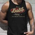 Babb Shirt Personalized Name GiftsShirt Name Print T Shirts Shirts With Names Babb Unisex Tank Top Gifts for Him