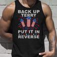 Back Up Terry Put It In Reverse Firework Funny 4Th Of July Unisex Tank Top Gifts for Him