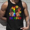 Be Kind Sign Language Hand Talking Lgbtq Flag Gay Pride Unisex Tank Top Gifts for Him