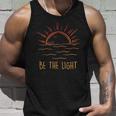 Be The Light - Let Your Light Shine - Waves Sun Christian Unisex Tank Top Gifts for Him