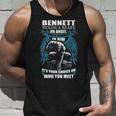 Bennett Name Gift Bennett And A Mad Man In Him Unisex Tank Top Gifts for Him