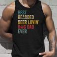 Best Bearded Beer Lovin’ Dog Dad Ever-Best For Dog Lovers Unisex Tank Top Gifts for Him