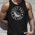 Mens Best Dad By Par Fathers Day Golf Lover Papa Golfer Tank Top Gifts for Him