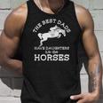 Mens The Best Dads Have Daughters Who Ride Horses Horse Lover Tank Top Gifts for Him