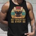 Best Frenchie Dad Ever Funny French Bulldog Dog Owner Unisex Tank Top Gifts for Him