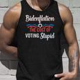 Bidenflation The Cost Of Voting Stupid Anti Biden 4Th July Unisex Tank Top Gifts for Him