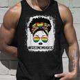 Black Womens Free Mom Hugs Messy Bun Lgbt Pride Rainbow Unisex Tank Top Gifts for Him