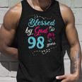 Blessed By God For 98 Years 98Th Birthday Party Celebration Unisex Tank Top Gifts for Him