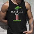 Bonus Dad Elf Matching Family Group Christmas Party Pajama Unisex Tank Top Gifts for Him