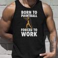 Born To Paintball Forced To Work Paintball Player Tank Top Gifts for Him
