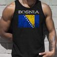 Bosnia-Herzegovina Bosnian Flag Bosnian Pride Bosnian Roots Unisex Tank Top Gifts for Him