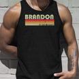 Brandon Gift Name Personalized Funny Retro Vintage Birthday Unisex Tank Top Gifts for Him