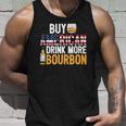 Buy American Drink More Bourbon Funny Whiskey Drinking Unisex Tank Top Gifts for Him