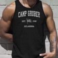 Camp Gruber Oklahoma Ok Vintage Us Flag Sports Tee Unisex Tank Top Gifts for Him