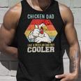 Chicken Chicken Chicken Dad Like A Regular Dad Farmer Poultry Father Day V2 Unisex Tank Top Gifts for Him