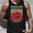 Chicken Chicken Chicken Dad Like A Regular Dad Farmer Poultry Father Day_ V4 Unisex Tank Top Gifts for Him