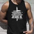 Christian Cross Faith Quote Normal Isnt Coming Back Unisex Tank Top Gifts for Him