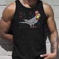 Cockatiel Bird American Flag Usa 4Th Of July Fourth Animal Unisex Tank Top Gifts for Him