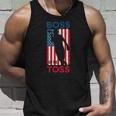 Cornhole S For Men Boss Of The Toss 4Th Of July Unisex Tank Top Gifts for Him