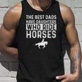 Dad Of Horse Lover Equestrian Horseback Rider Unisex Tank Top Gifts for Him