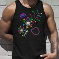 Dandelion Mardi Gras Mask Beads Carnival Masquerade Party Unisex Tank Top Gifts for Him