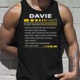 Davie Name Gift Davie Facts Unisex Tank Top Gifts for Him