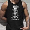 Dear Dad Thanks For Picking Up My Poop Happy Fathers Day Dog Tank Top Gifts for Him