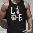 Dogs 365 Love Bernese Mountain Dog Paw Pet Rescue Unisex Tank Top Gifts for Him
