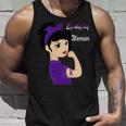 Epilepsy Warrior Strong Women Purple Ribbon Epilepsy Epilepsy Awareness V2 Unisex Tank Top Gifts for Him