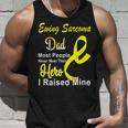 Ewings Sarcoma Dad Most People Never Meet Their Hero I Raised Mine Yellow Ribbon Ewings Sarcoma Ewings Sarcoma Awareness Unisex Tank Top Gifts for Him