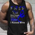 Fasd Dad Most People Never Meet Their Hero I Raised Mine Blue And Grey Ribbon Fetal Alcohol Spectrum Disorder Fetal Alcohol Spectrum Disorder Awareness Unisex Tank Top Gifts for Him