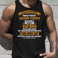 Father Grandpa I Get My Attitude From My Freakin Awesome Grandpa 159 Family Dad Unisex Tank Top Gifts for Him