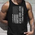 Fathers Day Best Dad Ever American Flag Unisex Tank Top Gifts for Him