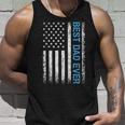 Fathers Day Best Dad Ever With Us American Flag V2 Unisex Tank Top Gifts for Him