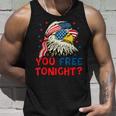 You Free Tonight Bald Eagle Mullet American Flag 4Th Of July Tank Top Gifts for Him