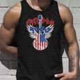 Freedom Rocks 4Th Of July Patriotic Usa Flag Rock Guitar Unisex Tank Top Gifts for Him