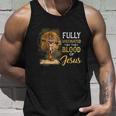 Fully Vaccinated By The Blood Of Jesus Cross Faith Christian V2 Unisex Tank Top Gifts for Him