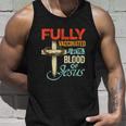 Fully Vaccinated By The Blood Of Jesus Faith Funny Christian Unisex Tank Top Gifts for Him