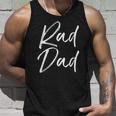 Mens Fun Fathers Day From Son Cool Quote Saying Rad Dad Tank Top Gifts for Him