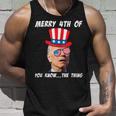Funny Biden Merry 4Th Of You Know The Thing Anti Joe Biden Unisex Tank Top Gifts for Him