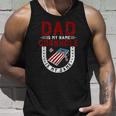 Funny Cornhole Player Dad Is My Name Cornhole Is My Game Unisex Tank Top Gifts for Him